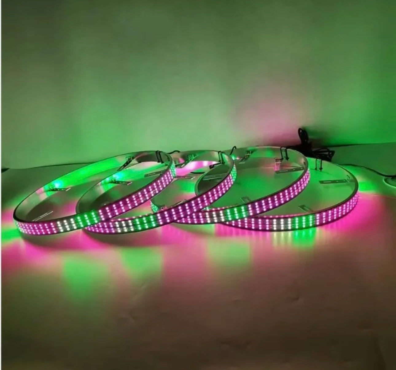 Quad Row RGB Dream Chasing Wheel Lights